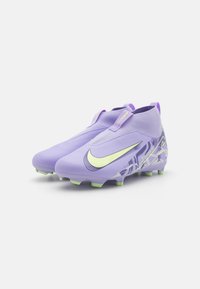 Nike Performance MERCURIAL 10 UNISEX - Firm-ground football boots - purple agate/barely volt