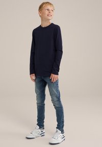 WE Fashion Hosszú ujjú felső - blue