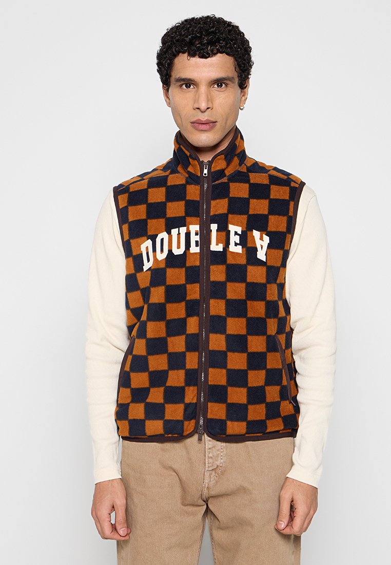 DOUBLE A BY W.W. Bodywarmer blauw