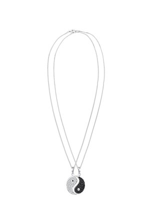 SPARKLING YIN YANG SYMBOL - MIT KRISTALLEN VON SWAROVSKI® - Collier - silver coloured