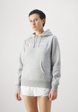 Champion ICONS CONTRAST LARGE LOGO - Sudadera - grey melange