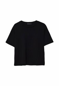 REGULAR FIT - Navadna majica - black