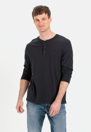 camel active Langarmshirt - asphalt