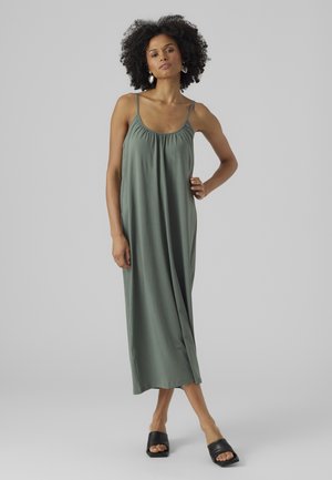 Vero Moda, LUNA SINGLET ANKLE DRESS - Vestido largo - laurel wreath