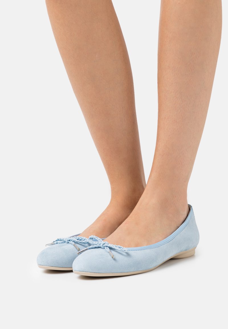 Damen Klassische Ballerinas | Paul Green Klassischer Ballerina lago/hellblau - RJ21872 Damen Klassische Ballerinas | Paul Green Klassischer Ballerina lago/hellblau - RJ21872