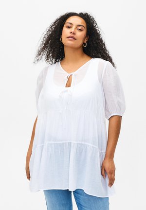 MIT A-LINIE UND RELEMENT - Tunika - bright white