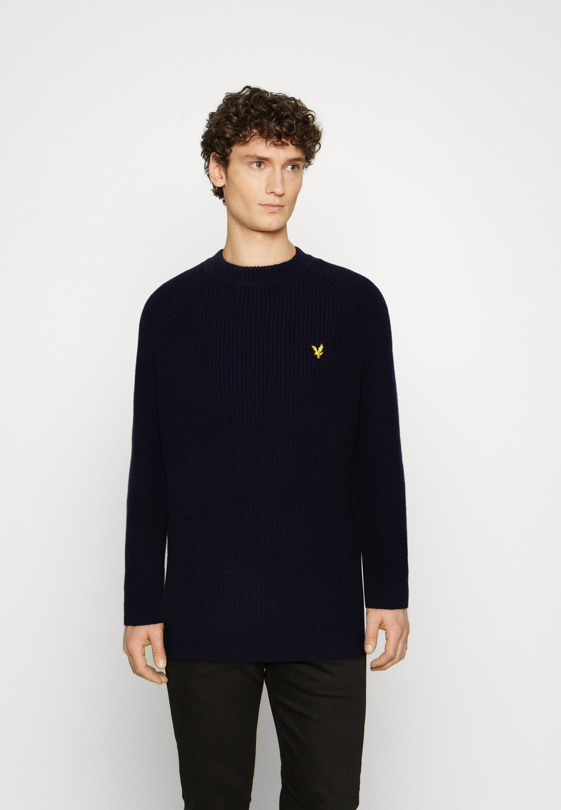Lyle \u0026 Scott SHAKER STITCH MOCK NECK 