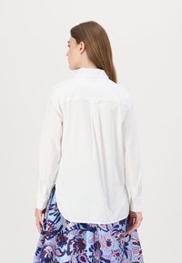 kate spade new york AUTUMN PAISLEY EMBROIDERED SHIRT - Pogājama blūze - fresh white