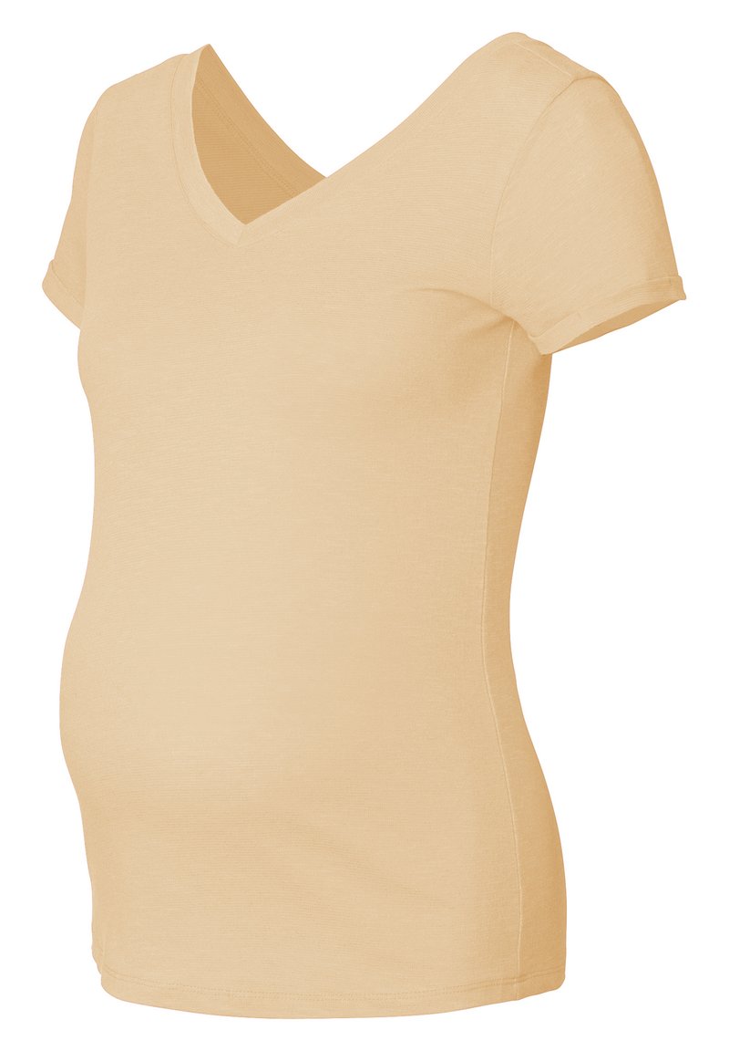 Esprit Maternity T-shirt basic zandkleur Esprit Maternity T-shirt basic zandkleur