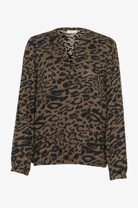 Unselected, brown black flower print