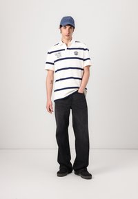 Tommy Hilfiger RUGBY CLASSIC FIT - Poloshirts - preppy navy/ivory petal