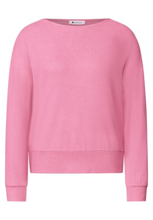 Street One, LANGARM SHIRT MIT ELASTIKBUND - Pullover - warm blush mel