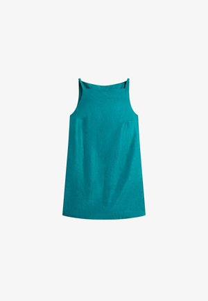 Massimo Dutti, LINEN BLEND MINI DRESS - Vestito elegante - dark blue