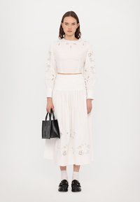 sandro SKIRT  - Maxi sukně - ecru