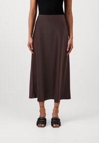YAS Tall YASPELLA MIDI SKIRT  - A-line skjørt - decadent chocolate