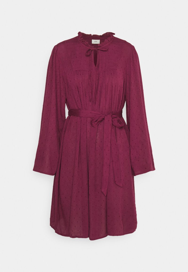 JDY Petite Jurk bordeauxrood