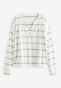 Next LONG SLEEVE REGULAR FIT SET - Pyjama - white stripe
