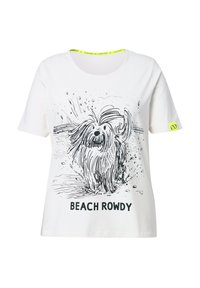 LAURASØN Print T-shirt - off-white