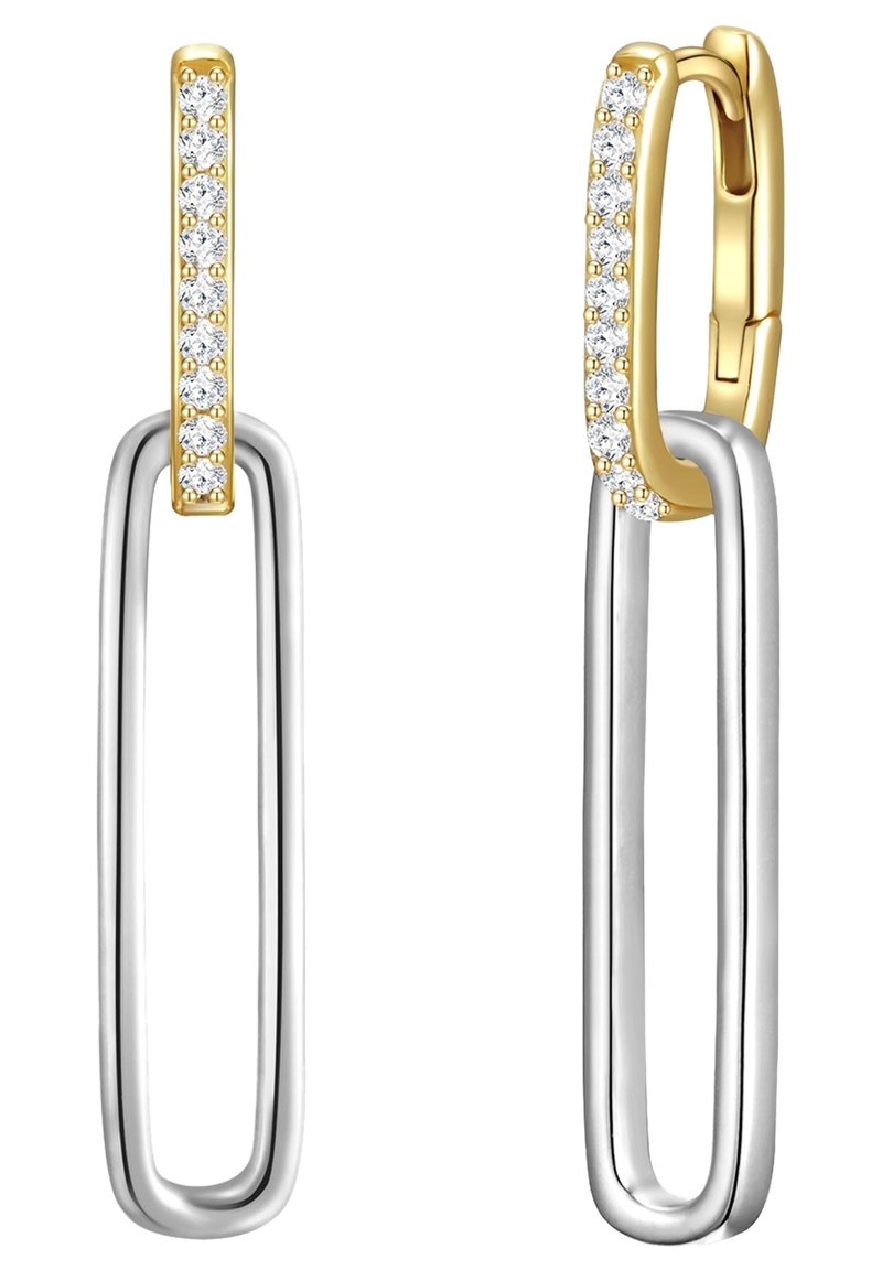 Glanzstücke München Orecchini Pendente In Argento Sterling 925 Con Zirconia, Rodiati, Per Donna
