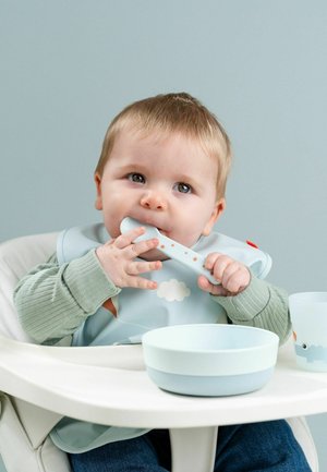Done By Deer, BIB W/VELCRO 2-PACK PLAYGROUND BLUE - Bib - blue