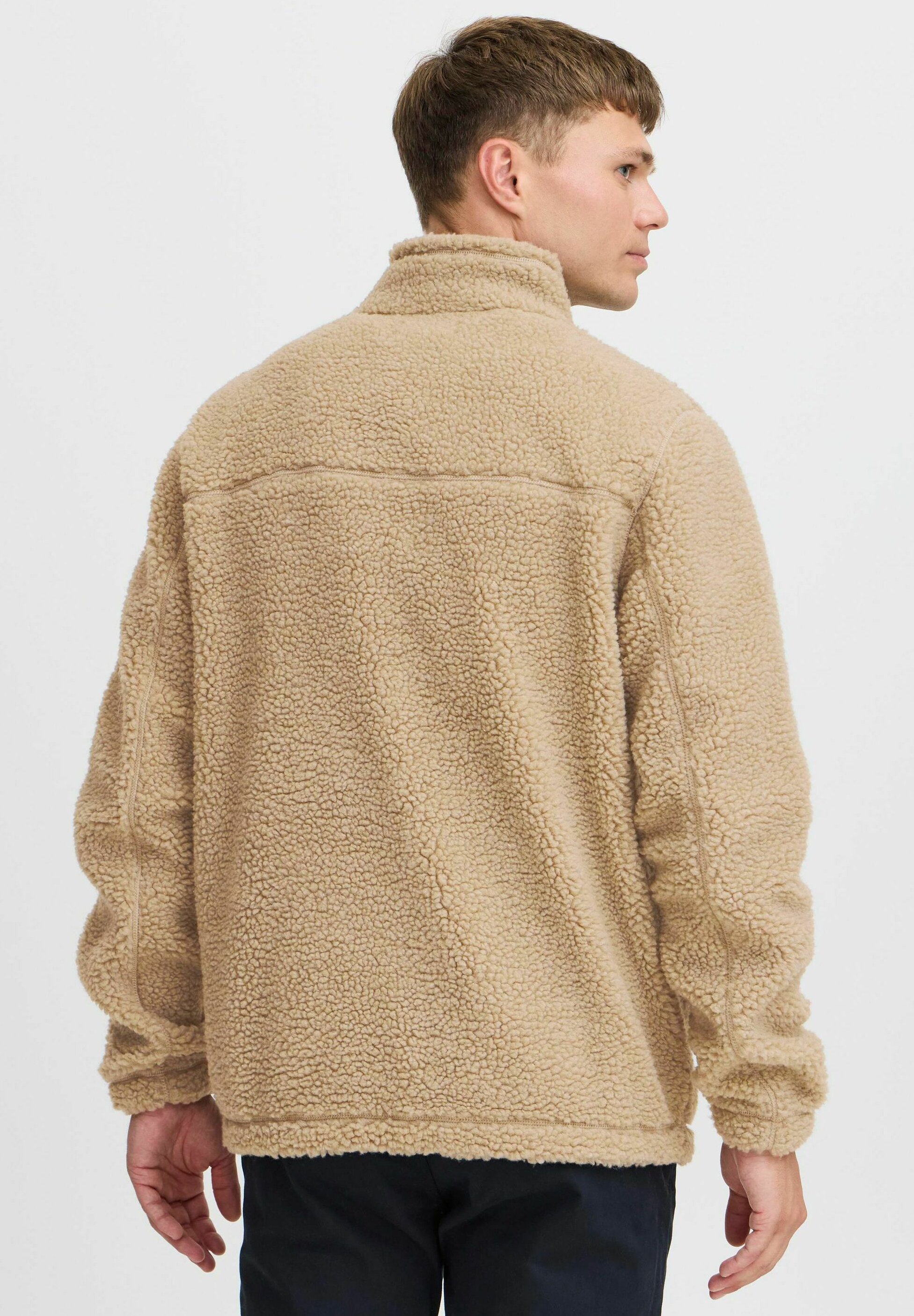 Blend BHTOTEM TEDDY - Fleece jacket - dune/mottled beige - Zalando