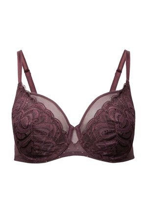 Marks & Spencer, C - Bøjle-bh - dark aubergine