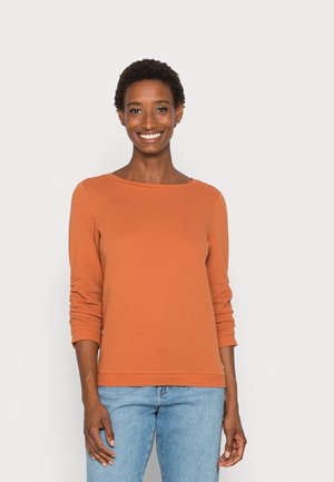 STRUCTURED - Sweater - rusty amber
