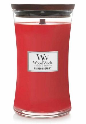 WOODWICK LARGE - CRIMSON BERRIES - Duftlys - transparent