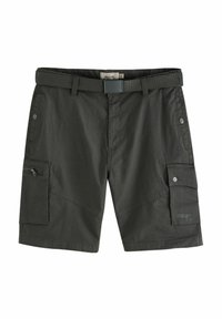 REGULAR FIT BELTED CARGO - Kratke hlače - charcoal