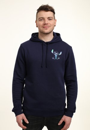 LILO & STITCH HOLOGRAPHIC STITCH - Kapuzenpullover - navy blue