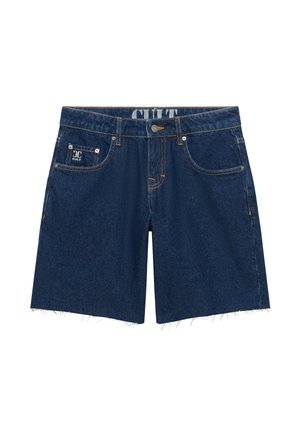 Superdry & Co, SUPERDRY MID RISE BAGGY SHORTS.. - Denimshorts - dark vintage blue