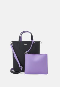 Lacoste SHOPPING BAG SET - Håndveske - black