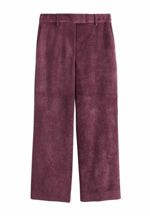 Next, TALL FIT - CORD WIDE LEG TROUSERS - Stoffhose - burgundy red