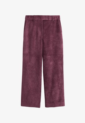 Next, TALL FIT - CORD WIDE LEG TROUSERS - Stoffhose - burgundy red