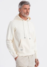 Ombre Felpa con cappuccio - cream