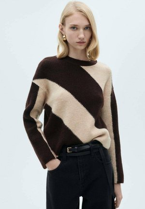 Mango TENIS - Jumper - mittelbraun