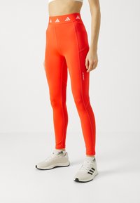 adidas Performance - Tights - bright red Miniaturebillede 1