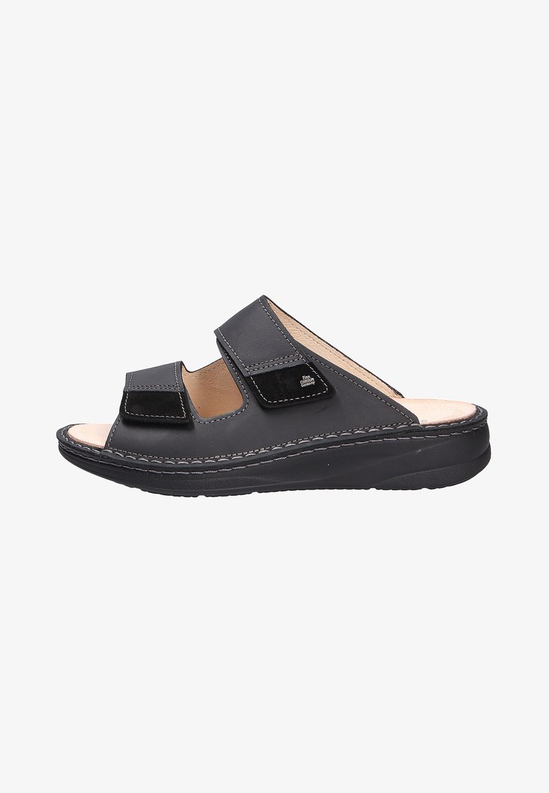 Finn Comfort Pantolette flach - schwarz