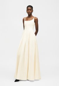 joy maxi dress ivory staud - dress Burgundy Satin