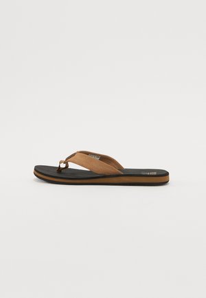 THE GROUNDSWELL - Slippers - black/tan