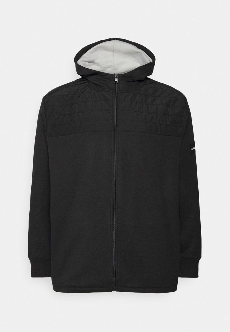 Calvin Klein TECHNICAL ZIP THROUGH HOODIE Zipup sweatshirt black