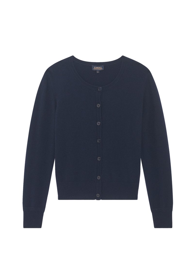 Cardigan Caroll Bleu électrique - Taille 40 - En Laine Et Viscose - Occasion Très Bon état