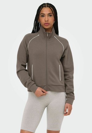 ONLY Play Sweat zippé - brown