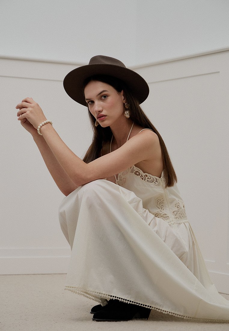 TWINSET Jurk crème TWINSET Jurk crème