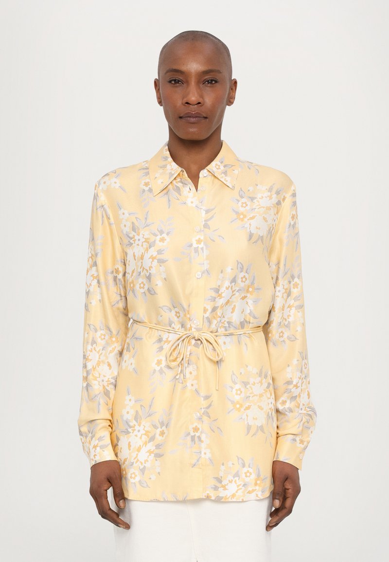 Holzweiler - EILA PRINT SHIRT - Bluza s gumbima - orange mix, Povećaj