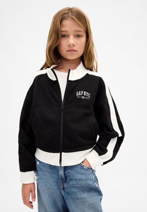 KIDS NYC VINTAGESOFT LOGO TRACK JACKET - Φούτερ με φερμουάρ - true black