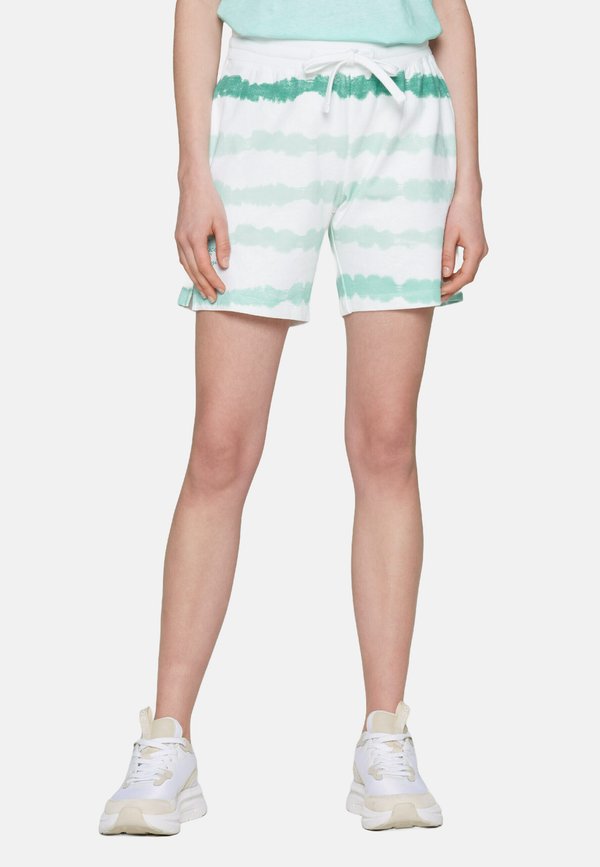 MIT STREIFEN IM BATIK-LOOK - Shorts