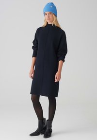 OPUS WONDANA - Abito in maglia - coal blue