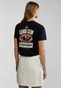 Napapijri HOWARD - T-shirt print - black