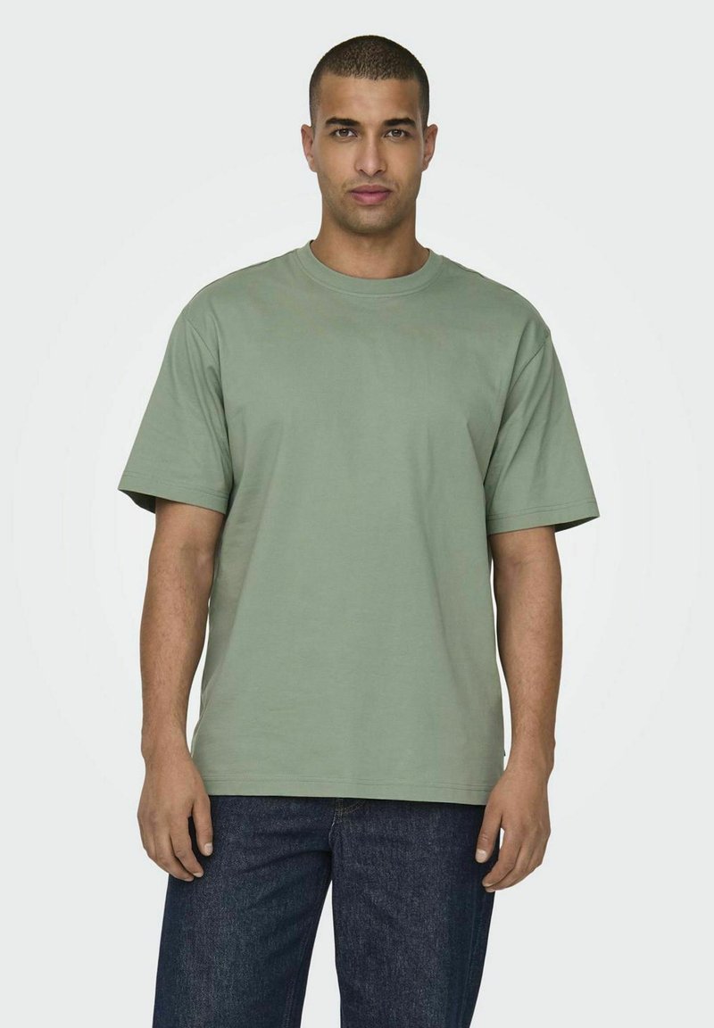 Only & Sons - ONSFRED SS NOOS - T-shirt basic - hedge green, Vergroten